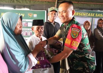 Katim Wasev Apresiasi Kepedulian Satgas TMMD terhadap Warga