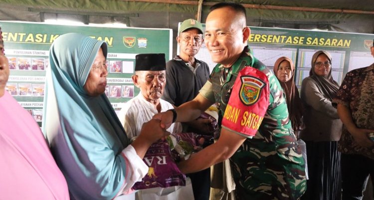 Katim Wasev Apresiasi Kepedulian Satgas TMMD terhadap Warga