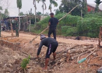 Jalan 750 Meter Jadi Prioritas, Satgas TMMD ke-129 Perkuat Akses Warga Talang Jambe