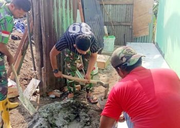Hari ke-24 TMMD Kodim 0418/Palembang, Semangat Prajurit Tak Kendur Tuntaskan Sasaran Pembangunan