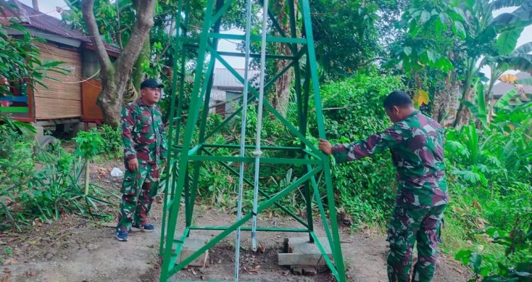 Masuki Hari Ke-24, Satgas TMMD ke-129 Kodim 0418/Palembang Cek Sumur Bor dan Tower Tandon Air