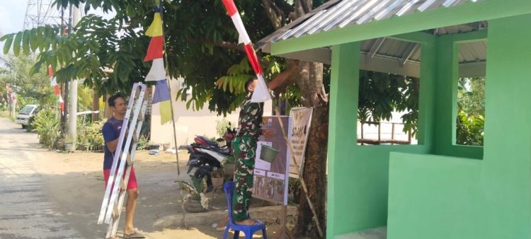 Hari Ke-24 Kejar Penyelesaian, Satgas TMMD ke-129 Tetap Perhatikan Detail Pos Kamling
