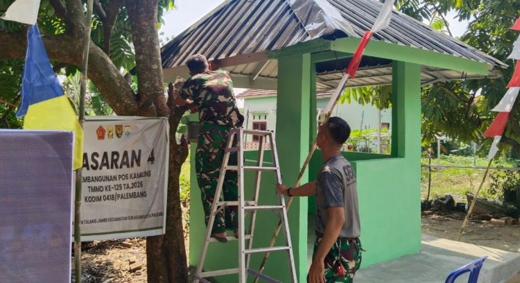 Pos Kamling TMMD ke-129 Hampir Rampung, Diharapkan Perkuat Keamanan Lingkungan