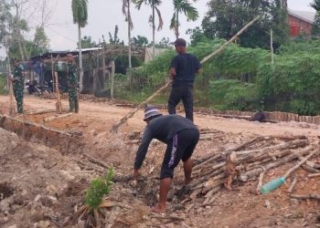 Dibangun untuk Jangka Panjang, Satgas TMMD Jaga Kualitas Jalan 750 Meter