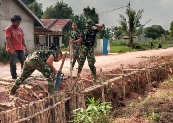TMMD ke-129 Bangun Jalan 750 Meter, Mobilitas Warga Talang Jambe Jadi Perhatian