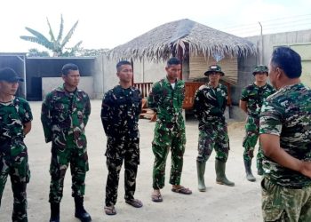 Sebelum Bergerak ke Sasaran, Satgas TMMD ke-129 Kodim 0418/Palembang Awali Hari dengan Apel Pagi
