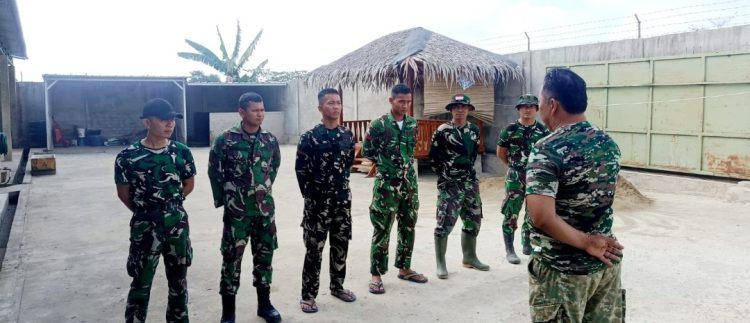 Sebelum Bergerak ke Sasaran, Satgas TMMD ke-129 Kodim 0418/Palembang Awali Hari dengan Apel Pagi