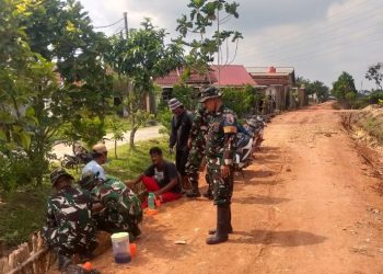 Pagi-Pagi Sudah Bergerak, Satgas TMMD ke-129 Kebut Penyelesaian Jalan 750 Meter
