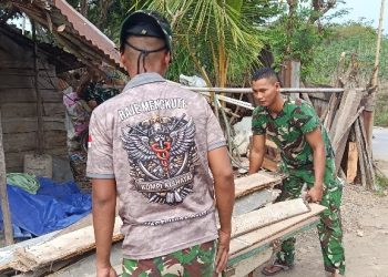 Tuntaskan RTLH Ibu Sriyanti, Satgas TMMD Perhatikan Setiap Detail Menjelang Penutupan