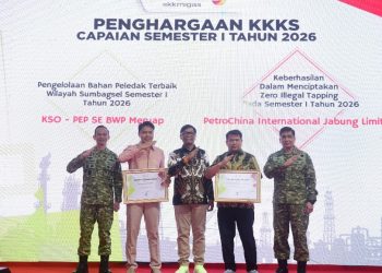 Apresiasi Capaian Hulu Migas Wilayah Sumbagsel, SKK Migas Berikan Penghargaan Kepada KKKS