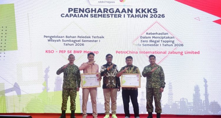 Apresiasi Capaian Hulu Migas Wilayah Sumbagsel, SKK Migas Berikan Penghargaan Kepada KKKS