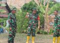 Jelang Penutupan TMMD ke-129, Wadansatgas Cek Kesiapan Lokasi Acara Tempat Pemasangan Tenda VVIP