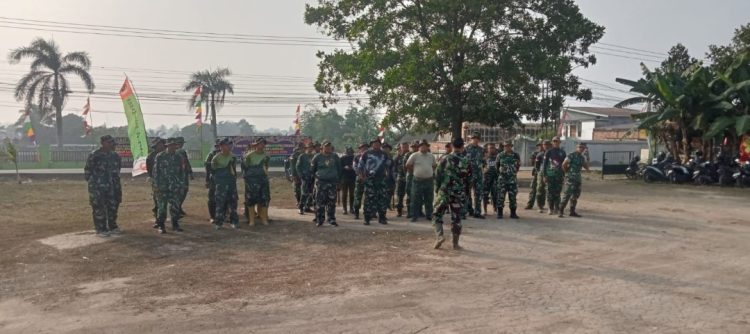 Lapangan Talang Jambe Dipoles, Satgas TMMD Siapkan Lokasi Penutupan