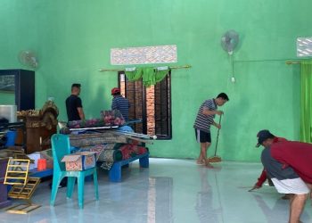 Mushola Baitul Maghfurin Dipercantik Jelang Penutupan TMMD ke-129