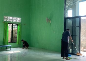 Dari Pembangunan hingga Finishing, Mushola Baitul Maghfurin Jadi Wujud Kebersamaan TMMD