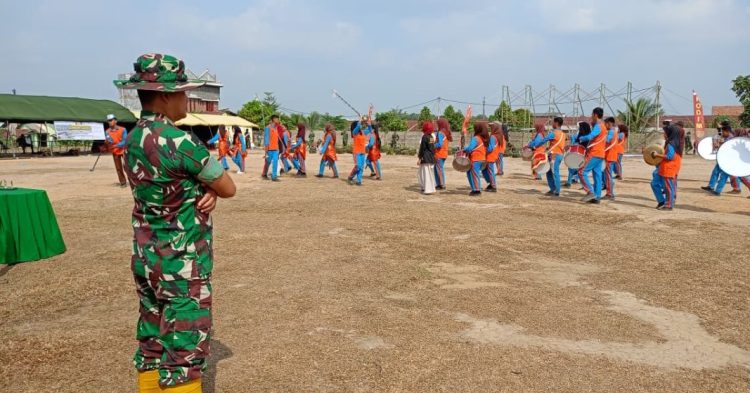 Gladi Upacara Penutupan TMMD ke-129 Kodim 0418 Palembang di Lapangan Sepak Bola Kelurahan talang Jambe