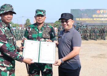 Kasdam II Sriwijaya Tutup TMMD ke-129 Kodim 0418 Palembang di Talang Jambi
