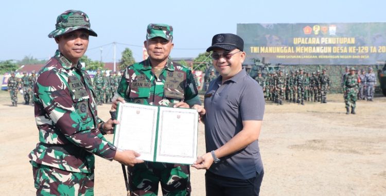 Kasdam II Sriwijaya Tutup TMMD ke-129 Kodim 0418 Palembang di Talang Jambi