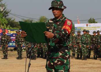 Dansatgas TMMD Kodim 0418/Palembang : Jalan 750 Meter Jadi Warisan TMMD ke-129 untuk Warga Talang Jambe