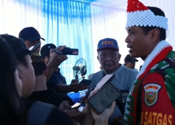 Dansatgas Kolonel Arh Erik Novianto Sangat Senang Progaram TMMD ke-129 Kodim 0418 Palembang tepat Waktu