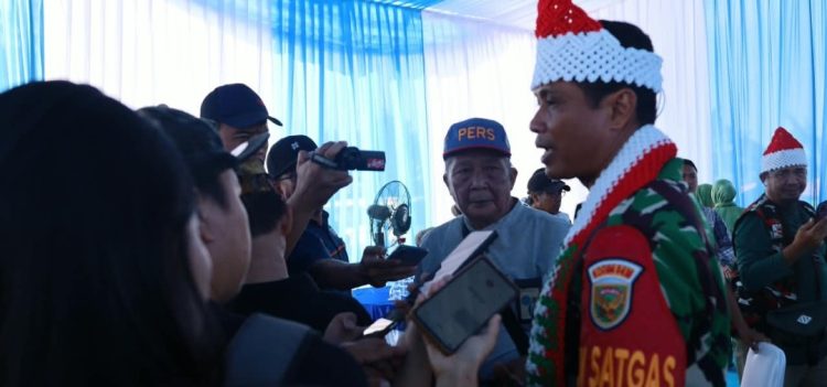 Dansatgas Kolonel Arh Erik Novianto Sangat Senang Progaram TMMD ke-129 Kodim 0418 Palembang tepat Waktu