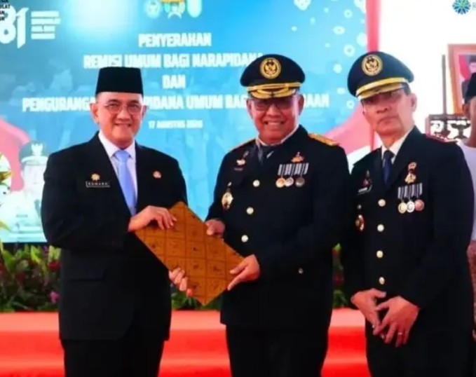 Remisi Kemerdekaan RI Ke-81, Sebanyak 254 Warga Binaan Sumsel Pulang ke Keluarga