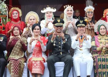 Dandim 0418/Palembang Hadiri Upacara HUT ke-81 RI di Jakabaring Sport City