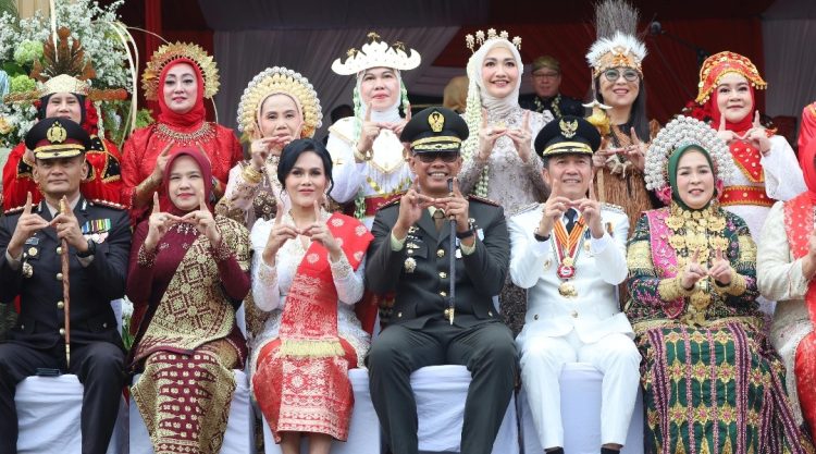 Dandim 0418/Palembang Hadiri Upacara HUT ke-81 RI di Jakabaring Sport City