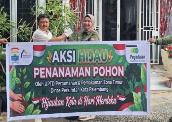 PT Pegadaian (Persero) Kanwil III Palembang Dukung Aksi Hijau Sambut HUT ke-81 Kemerdekaan RI