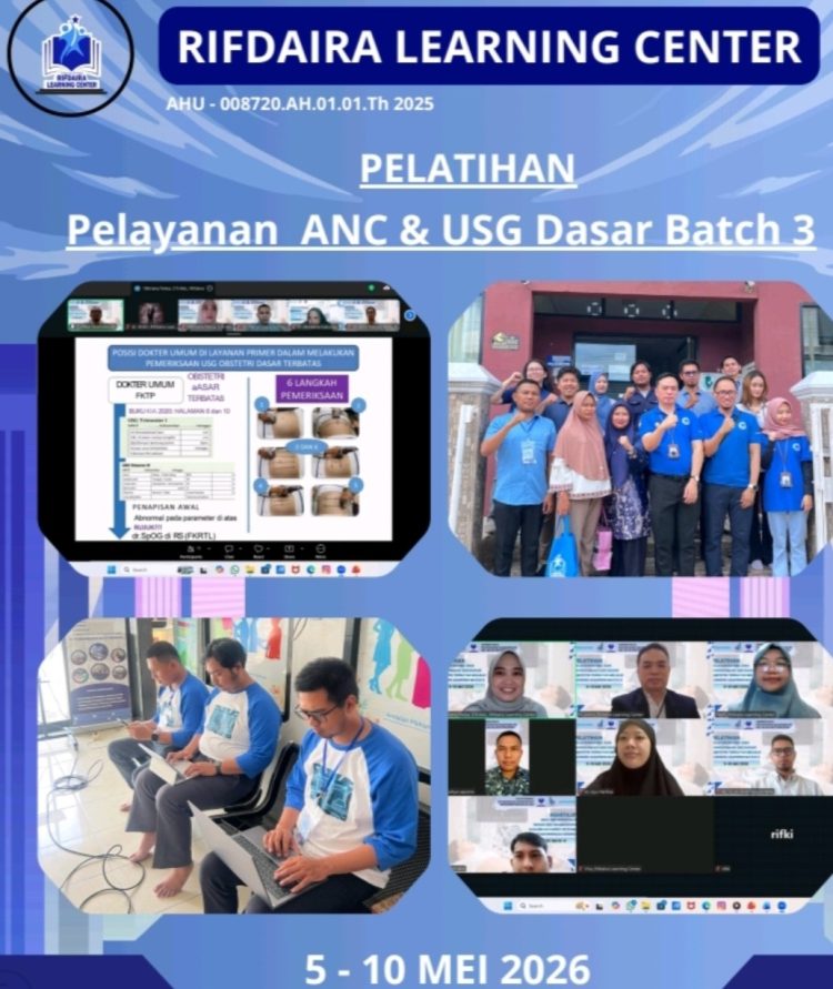 Melangkah Bersama Rifdaira Learning Center Meningkatkan Kompetensi Tenaga Medis, Tenaga Kesehatan, dan Pelayanan Kesehatan di Indonesia