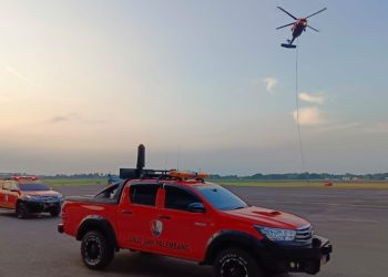 Lanud Smh Berikan Dukungan Penuh Pada Penanganan Operasi Karhutla di Wilayah Sumsel