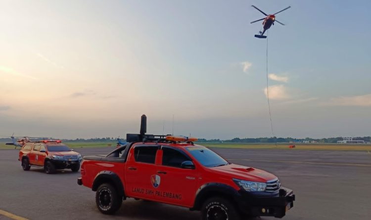 Lanud Smh Berikan Dukungan Penuh Pada Penanganan Operasi Karhutla di Wilayah Sumsel