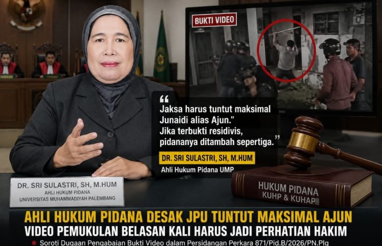 Sri Sulastri: JPU Harus Tuntut Maksimal Ajun, Video Pemukulan Belasan Kali Wajib Diuji