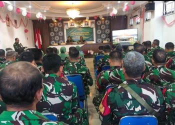 Kodim 0418 Palembang Gelar Penyuluhan Binroh dan Bintal Juang, Perkuat Mental Prajurit dan Keluarga Besar TNI