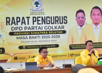 Rapatkan Barisan, Golkar Sumsel Mulai Konsolidasi hingga Tingkat Daerah