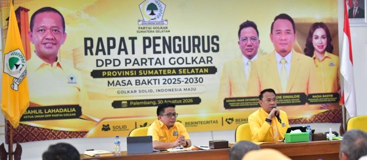 Rapatkan Barisan, Golkar Sumsel Mulai Konsolidasi hingga Tingkat Daerah