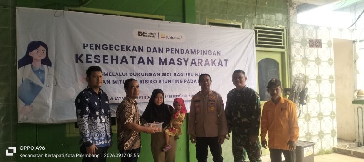 PTBA Kertapati Port Perkuat Pendampingan Kesehatan Ibu dan Anak di Wilayah Ring 1