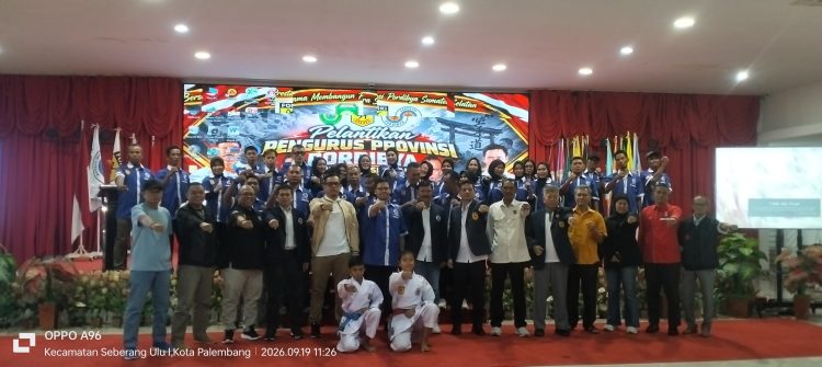 Pengurus PORDIBYA Sumsel 2026-2030 Dilantik, Target Prestasi Nasional dan Internasional Dicanangkan