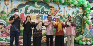 Greebel Gelar Lomba Mewarnai di PTC Palembang, 300 Anak Tunjukkan Kreativitas