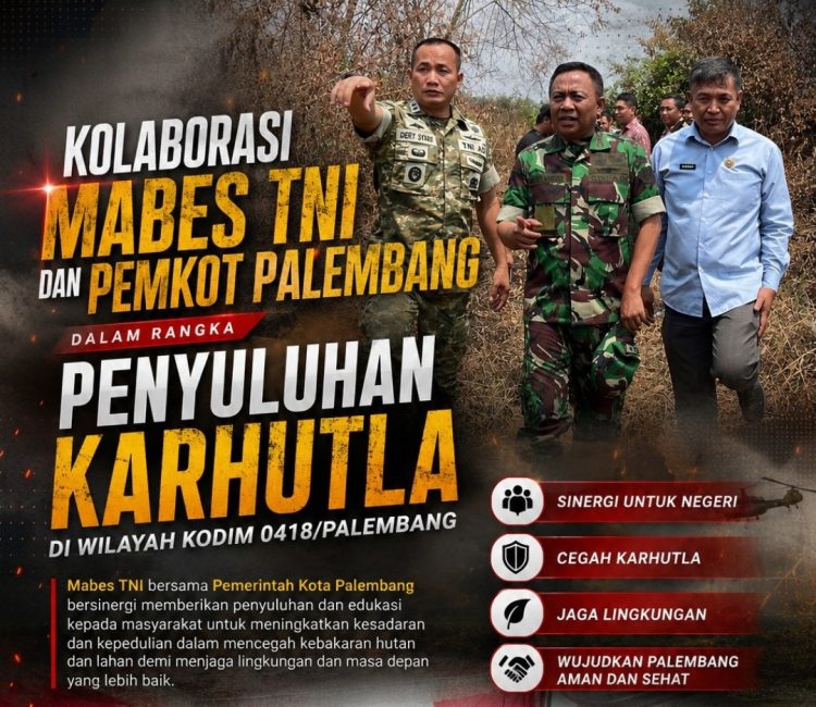 Satgas Mabes TNI Sosialisasikan Pencegahan Karhutla di Kalidoni, Warga Didorong Tingkatkan Kesiapsiagaan