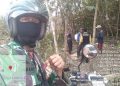 Kebakaran Lahan 5.000 Meter Persegi Terjadi di Gandus Palembang, Babinsa Kelurahan Pulo Kerto, Sertu Jauhari Ikut Padamkan Kebakaran