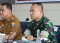 Kasdim 0418/Palembang Hadiri Rakor Penanganan Puncak Karhutla 2026 Secara Vicon