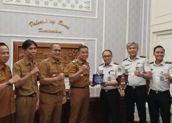 Pererat Sinergi, Kepala Rutan Kelas I Palembang Audiensi dengan Pemerintah Kota Palembang
