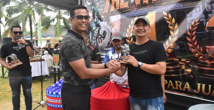 Sambut HUT RI ke-81, Dandim Cup I Kodim 0418/Palembang Diikuti Ratusan Kicau Mania
