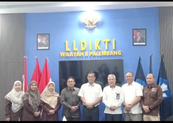 Kepala L2Dikti Wilayah 2 Terima Jajaran Civitas Akademika UM AD Palembang, Berikut Beberapa Hal Disampaikan