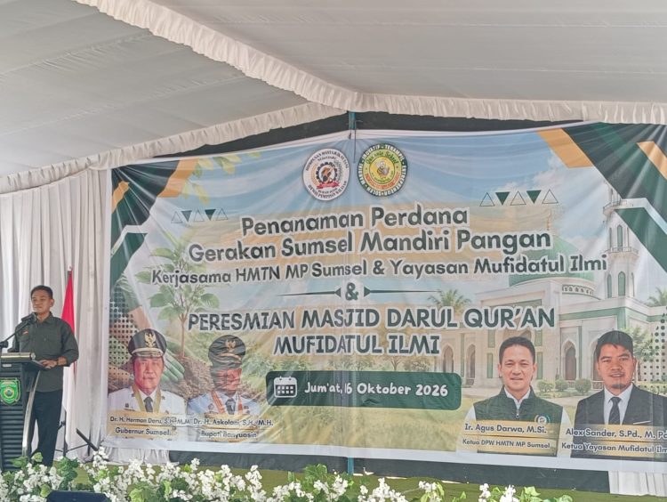 Ponpes Darul Quran Mufidatul Ilmi Menjadi Pilot Projek Penanaman Perdana GSMP, Ini Yang Disampaikan