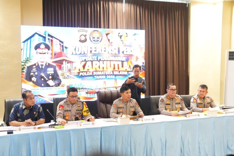 Polda Sumsel Tangani 62 Perkara Karhutla, Kapolda Tegaskan Penegakan Hukum Berbasis Ilmiah