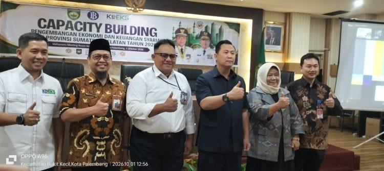 Capacity Building KDEKS Sumsel, Langkah Perkuat Sinergi Ekonomi Syariah di Daerah