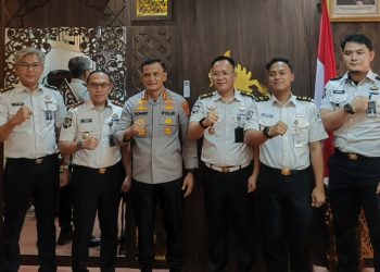 Perkuat Sinergitas dan Keamanan, Kepala Rutan dan Kalapas Palembang Silaturahmi dengan Kapolrestabes