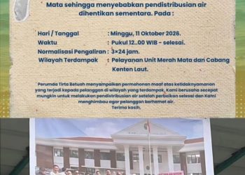 Apresiasi KEJARI Banyuasin FRIC Sumsel Soroti Kinerja PDAM Tirta Betuah Yang Semakin Buruk Warga Kembali Pasang Spanduk